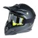 Glasses-mask for motorcycle driving, transparent glass, black-yellow color, OM-17