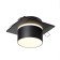 Lamp built -in Novotech. Lirio, 9W, GU10, 60x92x92 mm, black color