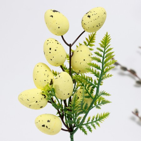 Easter decor "Eggs on a branch" yellow color, 5 × 11 × 30 cm-1