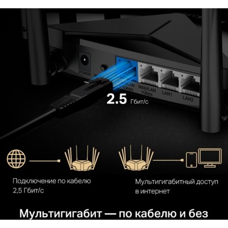 Router wireless Mercusys MR90X AX6000 100/1000/2500Base-T black-5