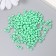 Glass beads 6/0 "gray-green" 15 g