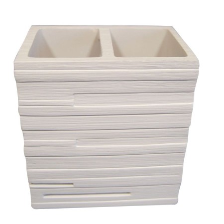 Cup for salary brick brick, white color