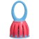 Rattle "bell", color mix, crush me