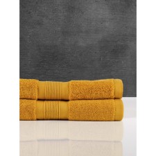 Terry towel Sofi de Marko Moon, 500 gr, size 70x140 cm, mustard color is mustard