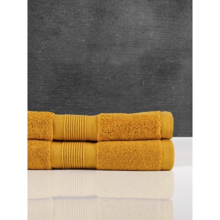 Terry towel Sofi de Marko Moon, 500 gr, size 70x140 cm, mustard color is mustard