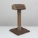 Cogute "Column" with a stove, looped carpet and jute, 40 x 40 x 70 cm