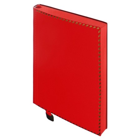 Deliciper of Leduced A5, 80 sheets, line, cover of leatherette, with a handle, in a gift box, red-1