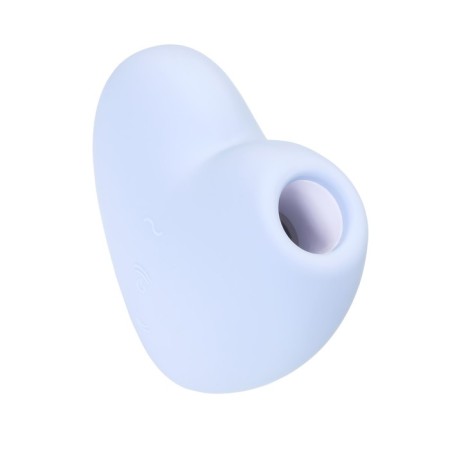 Vacuum-wave contactless stimulator of the Satiffyer Cutie Heart, silicone, blue color-11