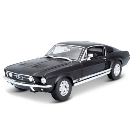 MASTO DIE-CAST 1967 Ford Mustang Fastback, 1:18, the color is dark green