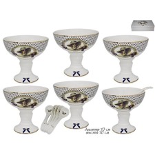 Creamy set Lenardi Paris, D = 10 cm, 6 pcs