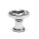 Handle button Cappio PK112, D = 30 mm, plastic, color chromium