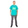 T-shirt Payer Travel Mob, Cotton, Tiffany, XXXL