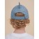 Children's cap, size 51-52, jeans color