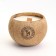 Candle in the coconut aromatic, cherry, soy wax, 8x10 cm, in the box