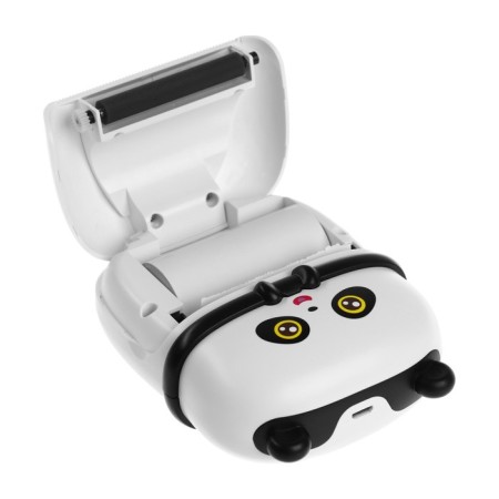 Panda LPR-20 mini-printer, Micro-USB cable. Panda is black and white.-5