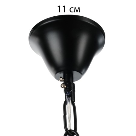 Siena chandelier 6he14 40W black and gold 60x60x117 cm-12