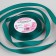 Satin tape, 12 mm × 23 ± 1 m, emerald color No. 126