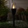 Sadovy lamp Uniel Candle on a sunny battery, 6.5 × 43 × 6.5 cm, flame effect