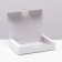 Castle box, white, 21 x 14.5 x 4 cm