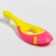 Children's toothbrush, nylon, with a limiter, pink color