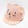 Baseball cap, pink color, size 44-46