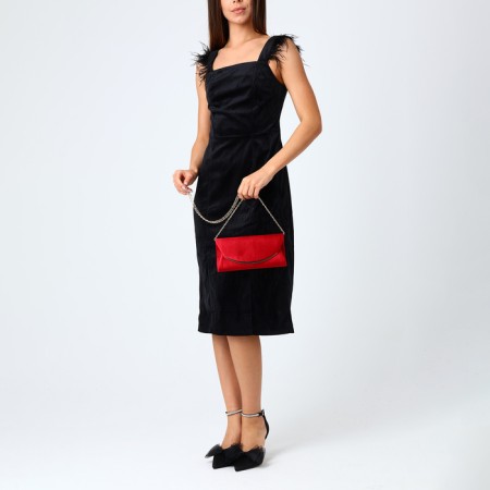 Female bag on a magnet, red color-7