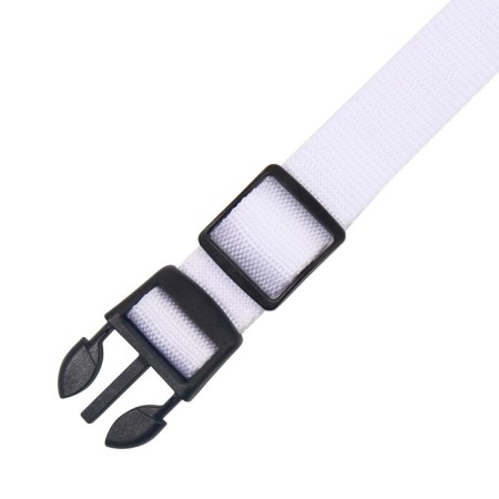 Collar with backlight double strip size XL, Osh 52-60 x 2.5 cm, 3 glow modes White-4