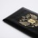 Cover for passport, black color