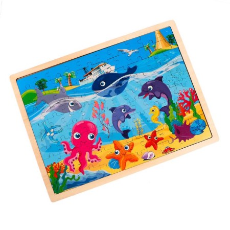 Big children's puzzle "Animals" mix