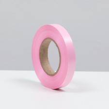 Tape for decor and gifts, pink, 2 cm x 100 m