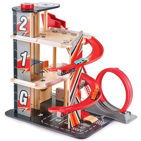 Wooden multi -level parking lot "Garage for tricks"
