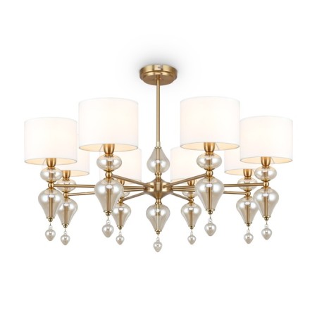 Freya FR5369CL-08BS RAise, 710x265x830 mm ceiling lamp, E14, 8x40W, brass color