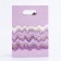 Gift box-package, packaging with a cut handle, “purple grace”, 14 x 6 x 21 cm