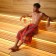 A towel for the bath "Best Man" men's kilt 80x150 cm, 100 % HL, waffle leaf