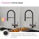 IDDIS ACE kitchen mixer, filter and flexible pour, graphite color