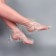 Disposable socks, for paraffin therapy, set of 50 pcs, the color is transparent