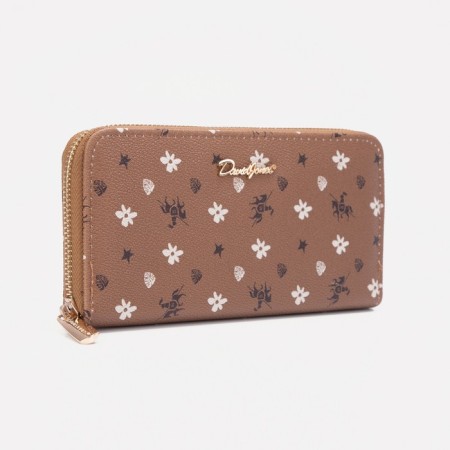 Women's wallet with lightning, red