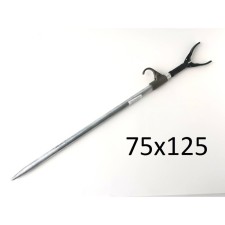 Telescopic stand, aluminum, 75x125 cm