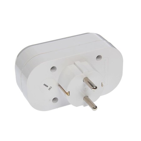 Universal A302, 2 sockets, with salary, 16 a, white-1