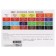 Watercolor paints, + 1 brush, in a plastic box, 24 colors