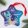 Christmas tree pendant fluorescent “All dreams will come true”, 12 x 12 cm