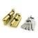 Fuaro R602/70 (30x10x30) bbp cylinder mechanism, with a turntable, 5 keys, brass color