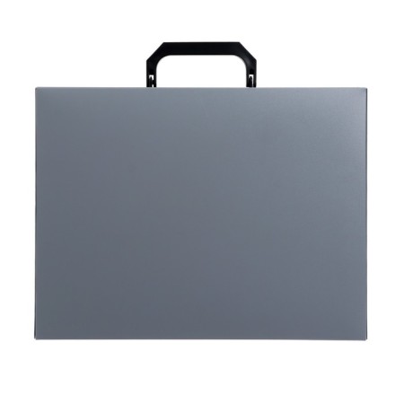 A4 Portfire folder, 1 department, 700 μm, calligrata, up to 300 sheets, gray-5