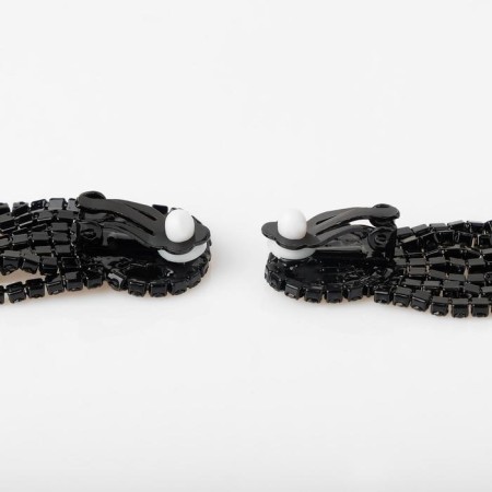 Clips "Disco" Elegance, black color-1