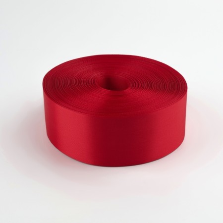 Satin tape, 50 mm × 100 ± 5 m, red color-1