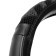 Braid on the steering wheel Nova Bright black, with gray massage inserts, size M
