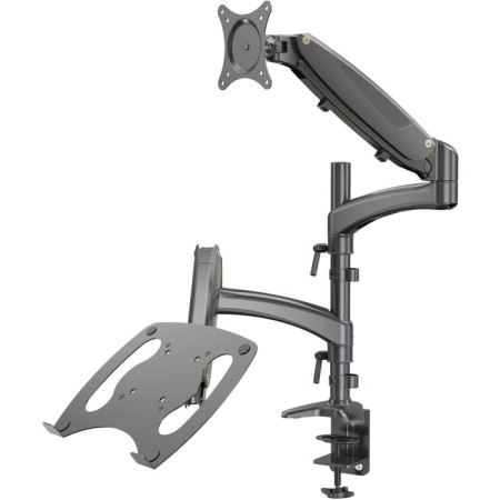 Cactus CS-VM-LH08-BK bracket, for monitor/laptop, 13 "-27", up to 8 kg, black