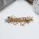 Liberty hair clip "Liberty" Starry sky, 7 cm, blue gold