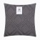 Decorative pillowcase "Ethel" rhombus 42x42 cm, gray