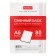 Smooth block for notebooks on A5 rings, 80 sheets in a cage, multi -color cut, in individual packaging, block 65 g/m2